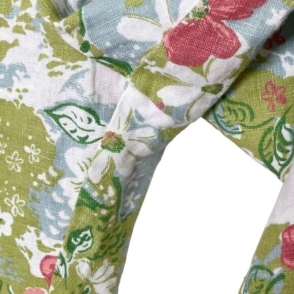 REFORMATION Pinegrove Linen Pants Women’s Size 2 Floral Print High Rise Cropped - Picture 8 of 10